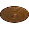 Ekena Millwork Neuveau Ceiling Medallion (Fits Canopies up to 6 3/8"), Hand-Painted Smokey Topaz, 24 1/4"OD x 2"P CM24NASTF - alternate 2